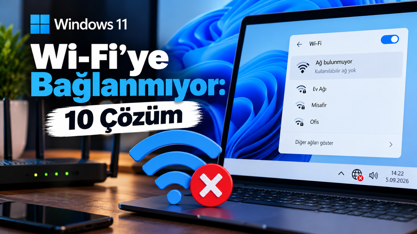 Windows 11 Wi-Fi ye Bağlanmıyor: 10 Çözüm | TeknoÇözer